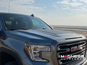 GMC Sierra 1500 Flexible Solar Panel Kit - Complete Kit w/ Waterproof Controller + Hood Decal - 2019+ - 85W